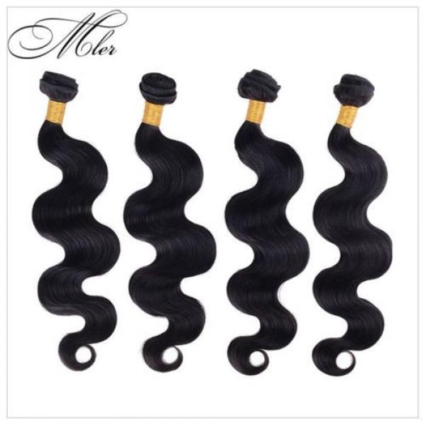 4 bundles 200g Peruvian Human Hair Weaves Virgin Body Wave Hair Weft 8&#034;-22&#034;inch #3 image