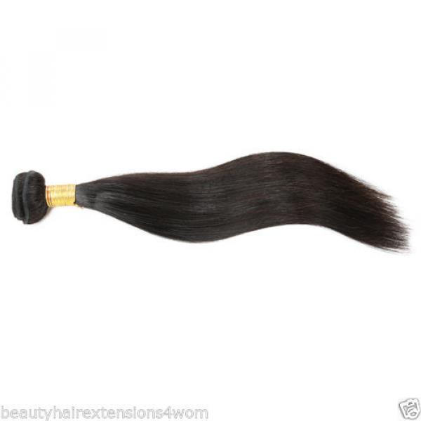 8A Peruvian Remy Hair Long Staight Human Hair Weft Weave Virgin Hair Bundle 100G #2 image