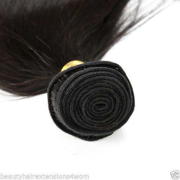 8A Peruvian Remy Hair Long Staight Human Hair Weft Weave Virgin Hair Bundle 100G #3 image