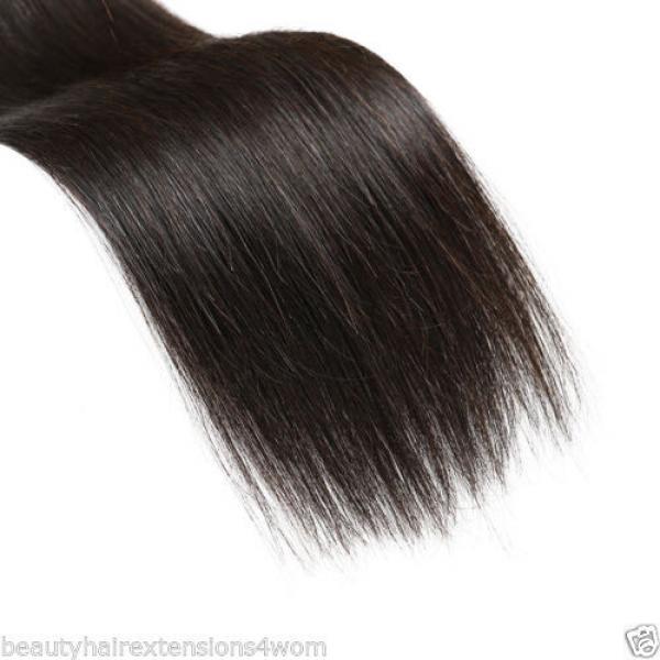 8A Peruvian Remy Hair Long Staight Human Hair Weft Weave Virgin Hair Bundle 100G #5 image