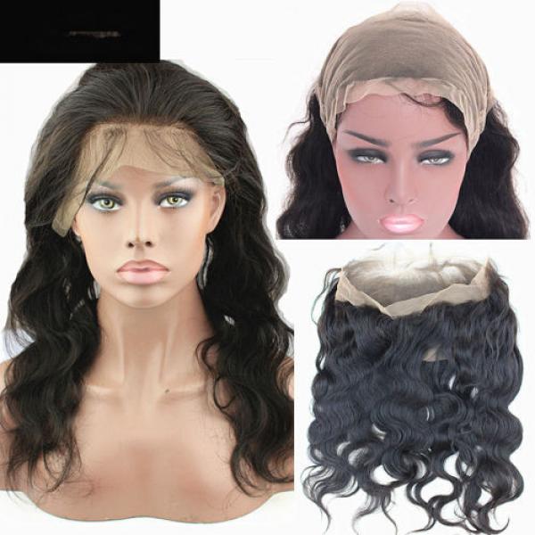 Peruvian Virgin Human Hair 360 Lace Frontal Closure Body Wave Full Lace Closure #2 image