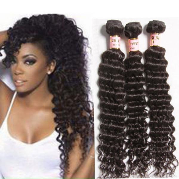 100% Unprocessed 7A Peruvian Curly Virgin Human Hair Extensions 3 Bundles/150g #1 image