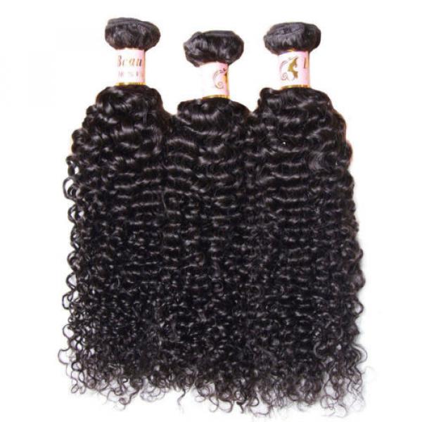 100% Unprocessed 7A Peruvian Curly Virgin Human Hair Extensions 3 Bundles/150g #3 image