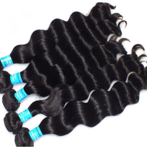 3pcs/300g 100% Unprocessed 6A Peruvian Virgin Hair Loose deep Wave Human Hair #1 image