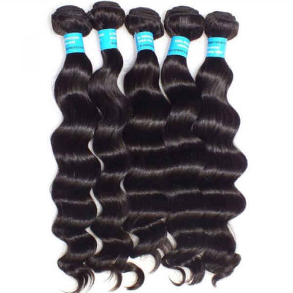 3pcs/300g 100% Unprocessed 6A Peruvian Virgin Hair Loose deep Wave Human Hair #3 image