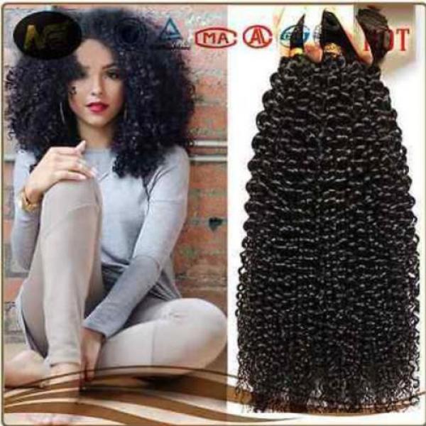 1 Bundles/lot 50g Unprocessed Virgin Peruvian Kinky curly Human Hair Extension #1 image
