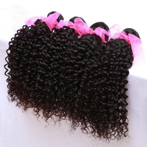 Kinky Curly Virgin Peruvian Human Hair 3 THICKER Bundles Virgin Hair Bundles 8A #2 image