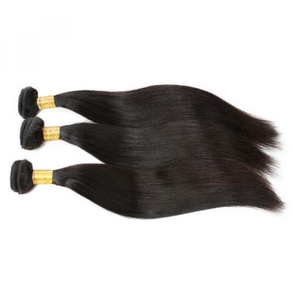 7A Unprocessed Peruvian Virgin Hair Long Staight Weft Remy Hair Extension 26inch #4 image
