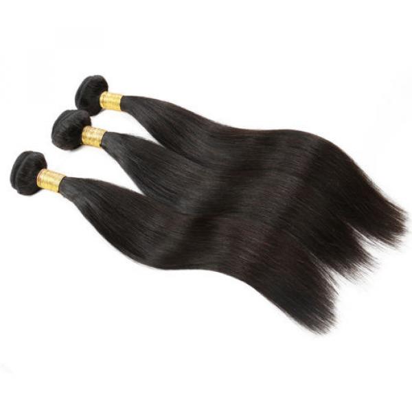 7A Unprocessed Peruvian Virgin Hair Long Staight Weft Remy Hair Extension 26inch #5 image