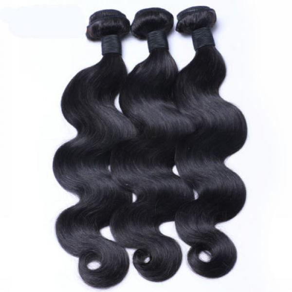 Mixed Length 3Bundles Peruvian Body Wave Virgin Hair Wet and Wavy Hair No Tangle #3 image