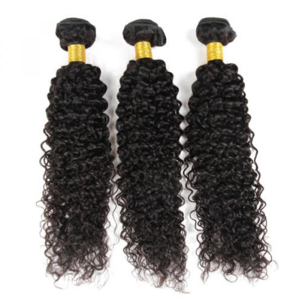7A Peruvian Virgin Human Hair Wefts Kinky Curly Hair Extensions 300G 18&#034;+20&#034;+22&#034; #3 image