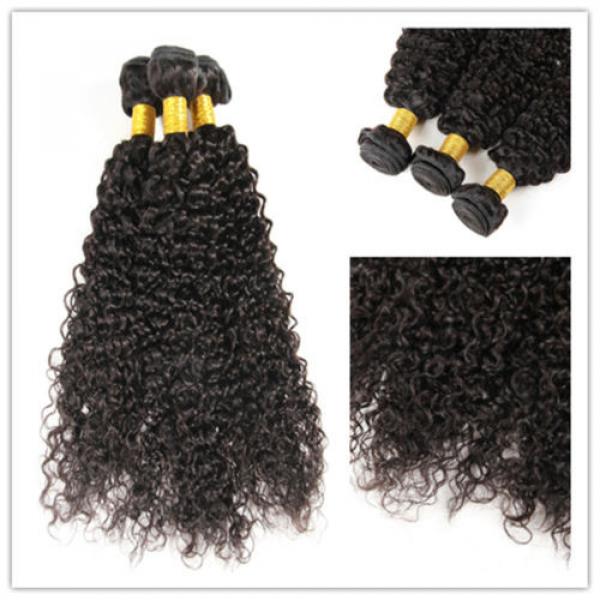 7A Peruvian Virgin Human Hair Wefts Kinky Curly Hair Extensions 300G 18&#034;+20&#034;+22&#034; #5 image