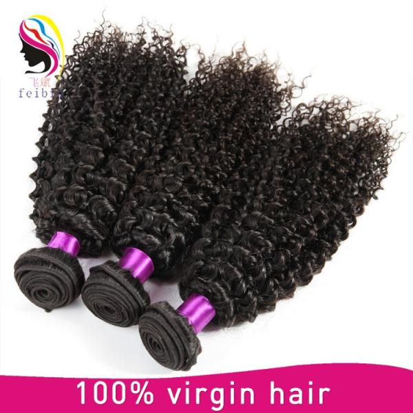 wholesale malaysia hair kinky curly grade 6A hair extension #5 image