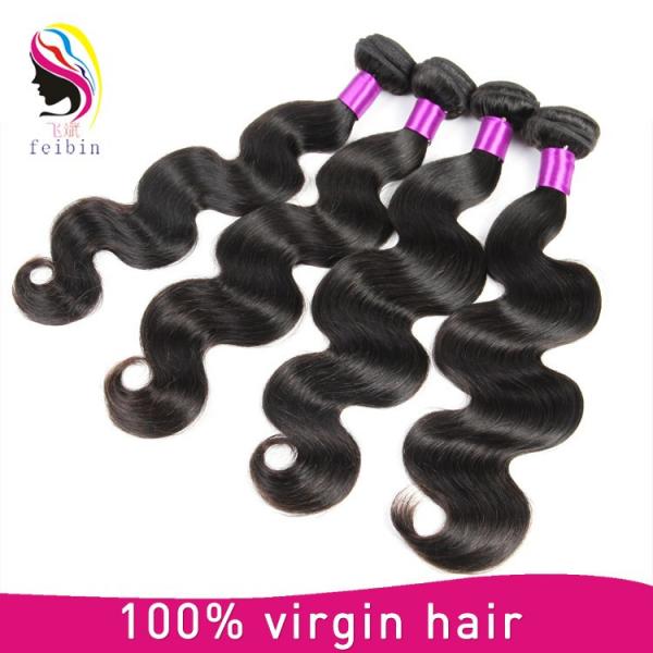 Quality Body Wave 100% Virgin Beauty Wet And Wavy Bulk Hair raw human hair #4 image