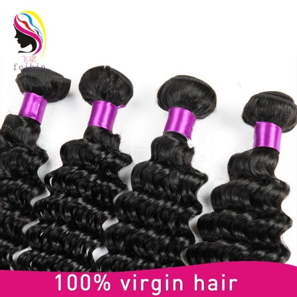 indonesia human hair virgin unprocessed hair deep wave wholesale human hair extensions #3 image