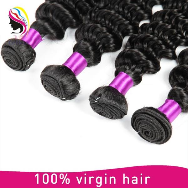 indonesia human hair virgin unprocessed hair deep wave wholesale human hair extensions #4 image