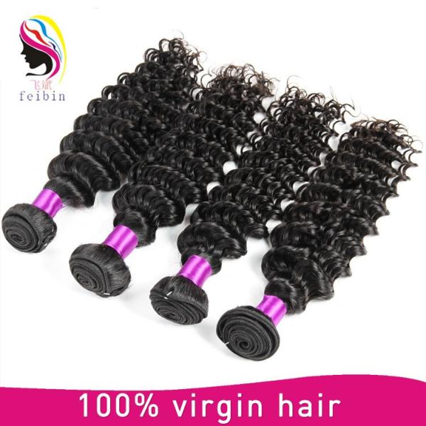 indonesia human hair virgin unprocessed hair deep wave wholesale human hair extensions #5 image