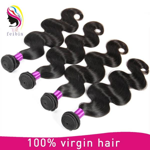Aliexpress hot sale hair product,5a grade natural black hair european body wave hair extensions for woman #3 image