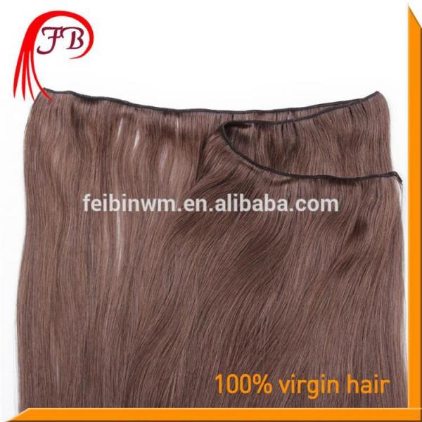 Hot Sale Human Virgin Color #2 Straight Hair Weft Russian 100% Human Hair Tangle Free #3 image