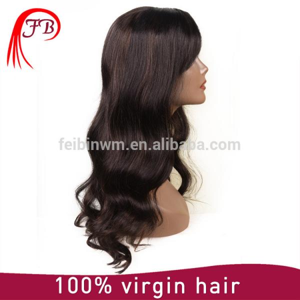 Top quality Brazilian full lace Human Hair Wig #4 image