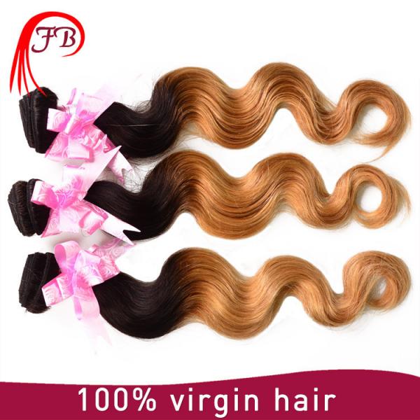 fashion 1B/27# body wave ombre hair extensions #2 image