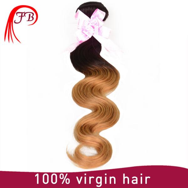 fashion 1B/27# body wave ombre hair extensions #4 image