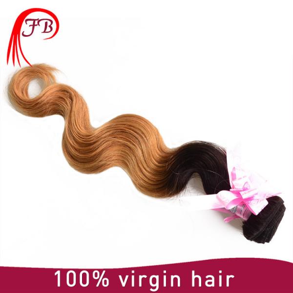 fashion 1B/27# body wave ombre hair extensions #5 image