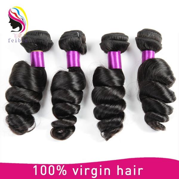 natural malaysia hair extensions loose wave wholesale 7A grade human hair extension #1 image