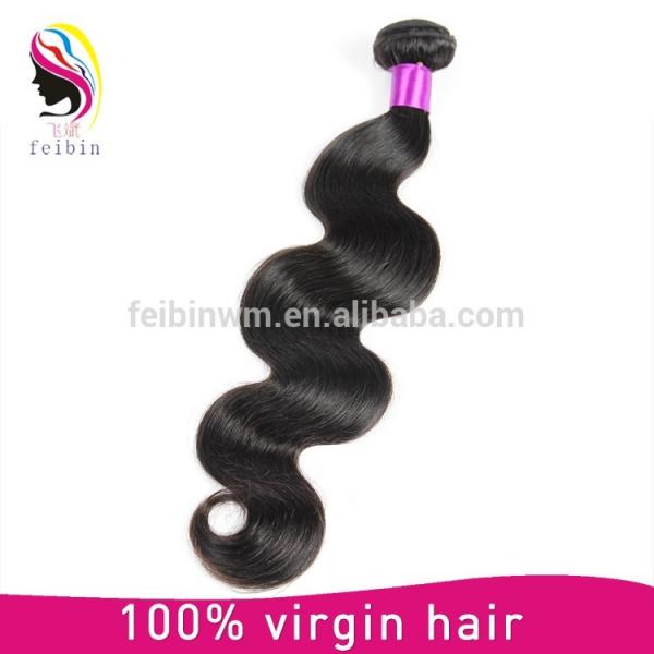 7A Grade Malaysian Virgin Hair Body Wave Cheap Human Hair weaving #4 image