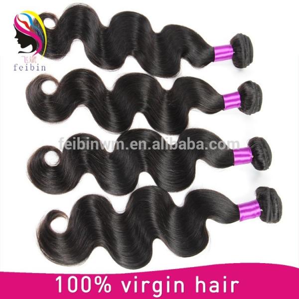 7A Grade Malaysian Virgin Hair Body Wave Cheap Human Hair weaving #5 image