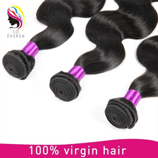 Hair Extension Human body wave 100% Virgin Peruvian Hair Bundle #4 image