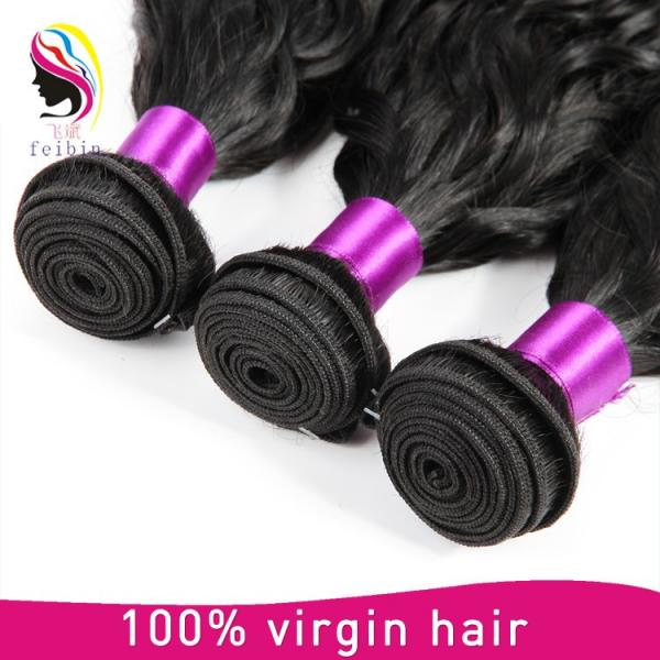 wholesale 7a human hair natural wave unprocessed hair extensions #2 image