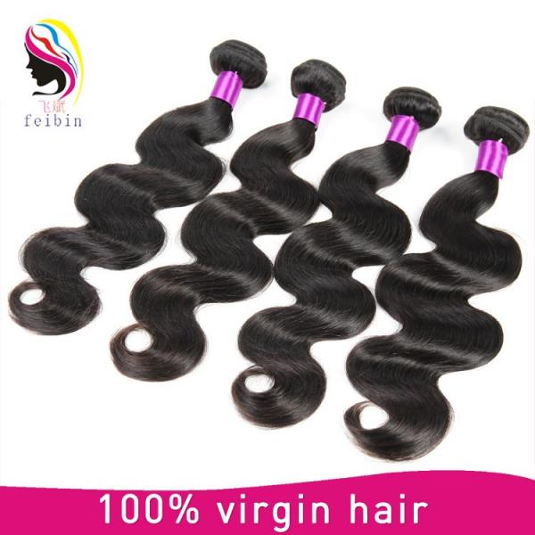 halo hair extensions brazilian body wave cheap hair #4 image