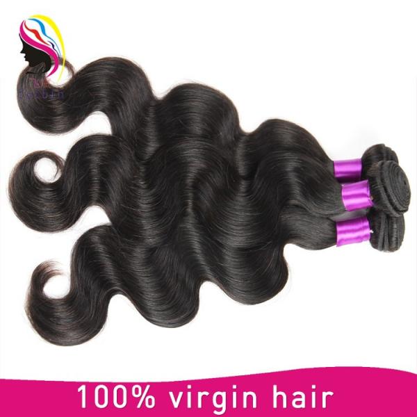 halo hair extensions brazilian body wave cheap hair #5 image