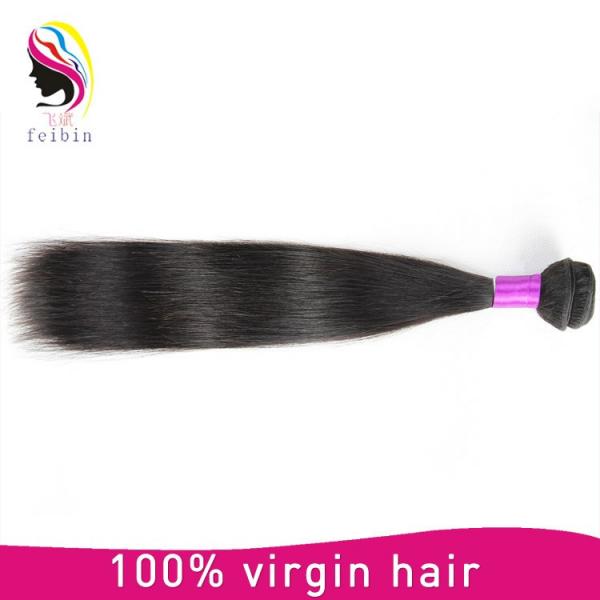 hot selling human hair weave brazilian straight hair virgin hair #1 image