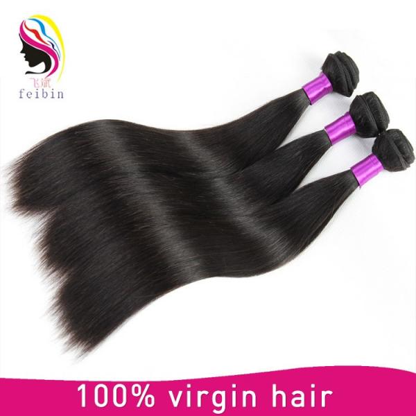 hot selling human hair weave brazilian straight hair virgin hair #2 image