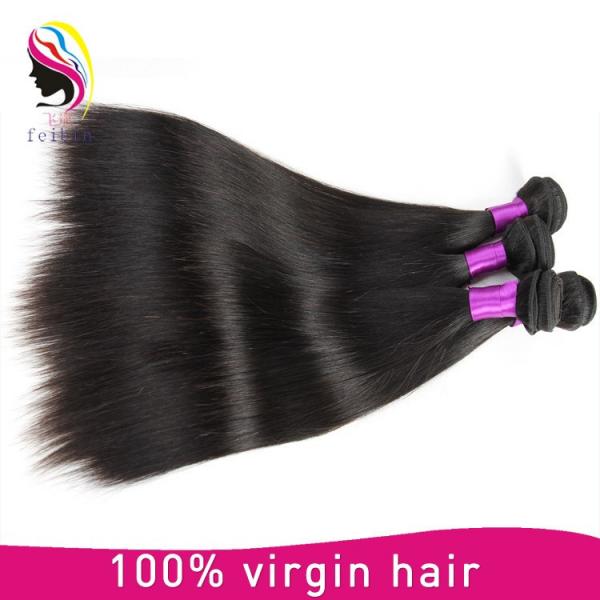 hot selling human hair weave brazilian straight hair virgin hair #3 image