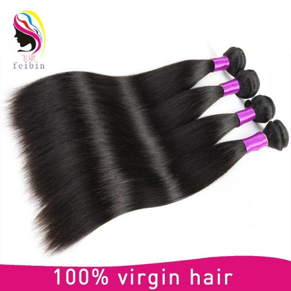 hot selling human hair weave brazilian straight hair virgin hair #5 image