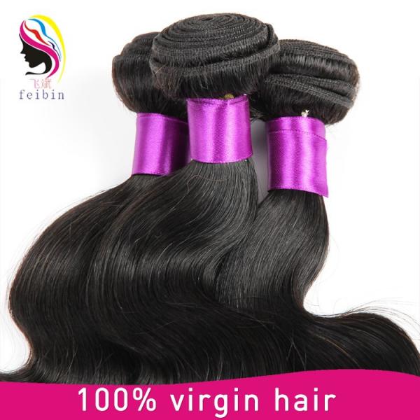 100% remy hair extension body wave brazilian hair wholesale in brazil #1 image
