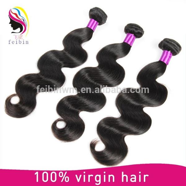 Can be restyled mink brazilian hair 7a body wave no shedding human hair extension #3 image