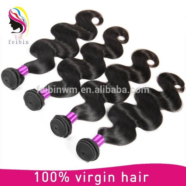 Can be restyled mink brazilian hair 7a body wave no shedding human hair extension #4 image